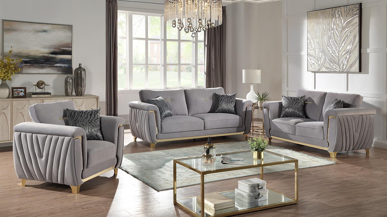 LEENA_GRAY_17__1__1500_975.jpg LEENA 2 PC Living Room Sets IN GRAY - Image 1