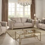 LEENA 2 PC Living Room Sets IN BEIGE