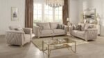 LEENA 2 PC Living Room Sets IN BEIGE