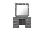 LEXI GREY VANITY SET WITH STOOL - Image 5