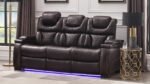 LEXUS 2 PC Living Room Sets IN BROWN - Image 2