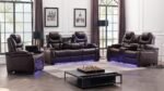 LEXUS 2 PC Living Room Sets IN BROWN