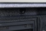 LILY DARK GREY ENT UNIT 72 INCH W/ LED, SPEAKERS, CRYSTAL INSERTS - Image 3