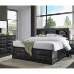 LINDA BLACK KING BED GROUP