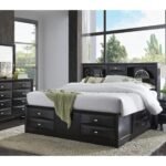 LINDA BLACK QUEEN BED GROUP
