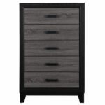 LISBON GREY AND BLACK CHEST
