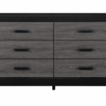 LISBON GREY AND BLACK DRESSER