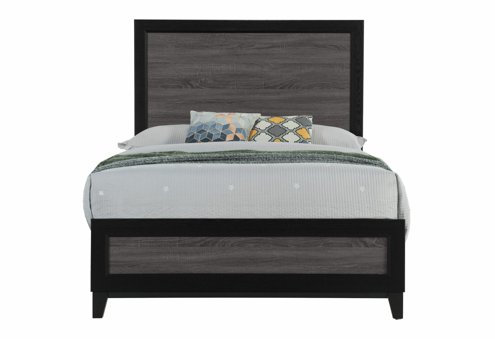 LISBON-GREYBLACK-FB-1.jpg LISBON GREY AND BLACK FULL BED - Image 1