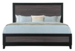 LISBON GREY/BLACK KING BED GROUP - Image 3