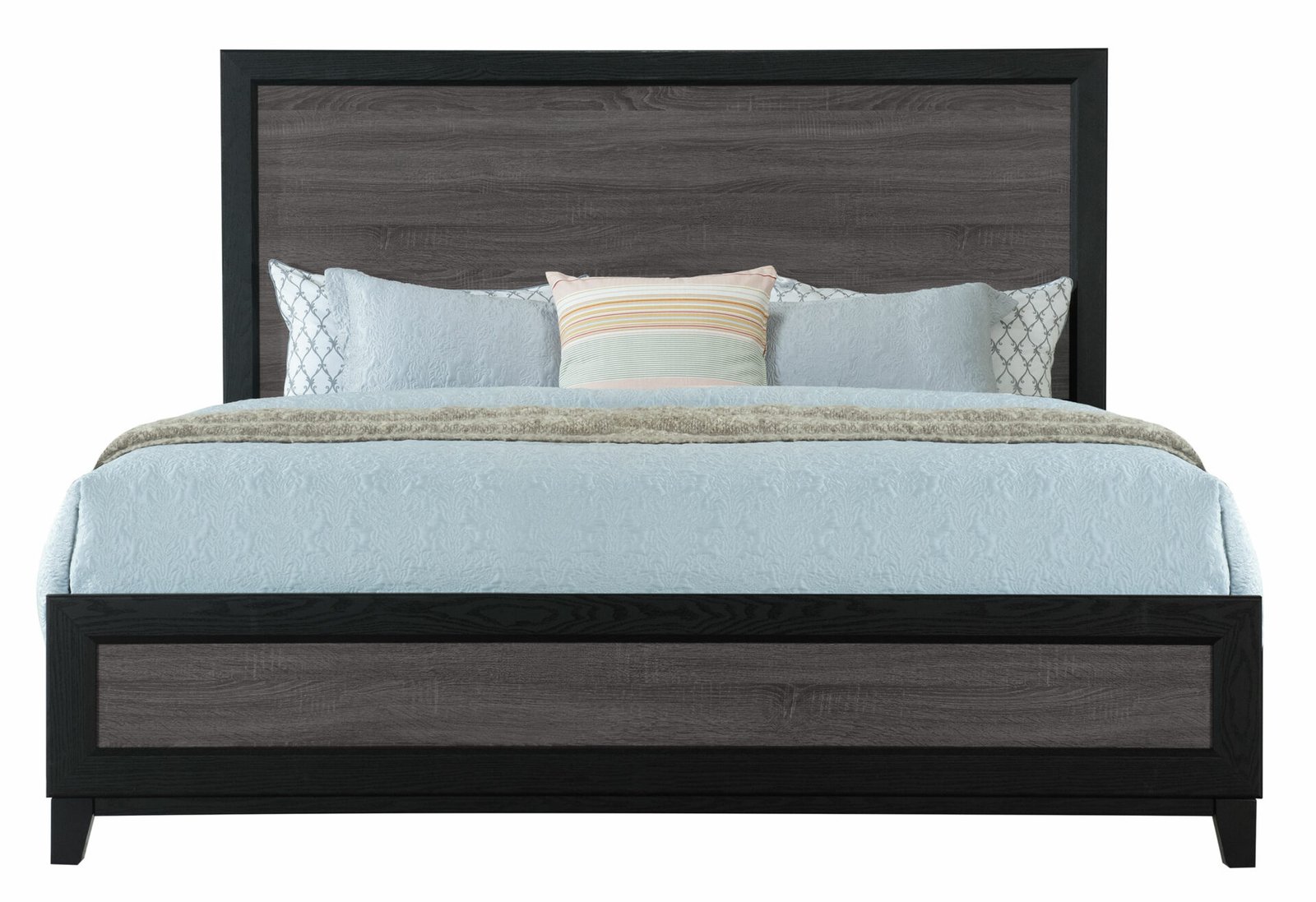 LISBON-GREYBLACK-KB-2.jpg LISBON GREY AND BLACK KING BED - Image 1