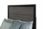 LISBON GREY/BLACK KING BED GROUP - Image 2