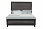 LISBON GREY/BLACK QUEEN BED GROUP - Image 2
