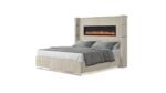 LIZELLE QUEEN 4 PC BEDROOM SET IN CREAM - Image 3