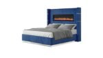 LIZELLE QUEEN 4 PC BEDROOM SET IN NAVY - Image 2