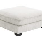 BENTLEY OTTOMAN - CREAM