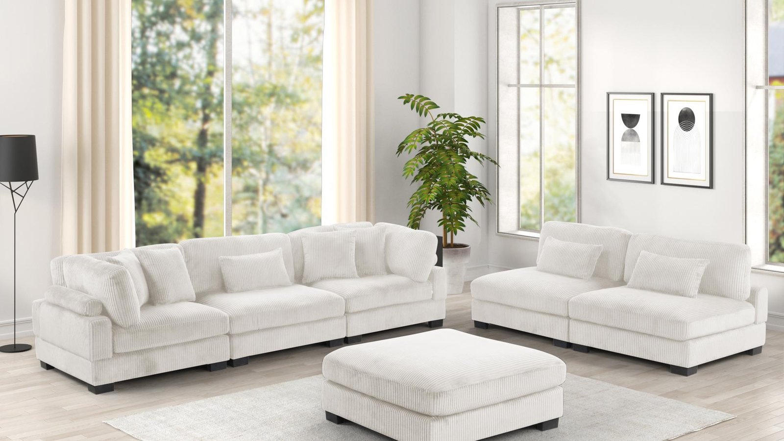 LOUNGE_LOVER_WHITE_SECTIONAL_SEPRATE_1500_975.jpg BENTLEY SETUP 3 - CREAM - Image 1