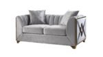 VELENCIA 2 PC Living Room Sets IN SILVER - Image 2