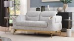 ZOE 2 PC Living Room Sets IN GRAY - Image 3