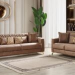 LUNA 2 PC Living Room Sets IN COPPER