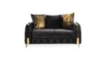LUST 2 PC Living Room Sets IN BLACK - Image 2