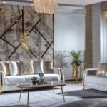 LUST 2 PC Living Room Sets IN OFF WHITE