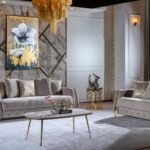 LUST 2 PC Living Room Sets IN TAUPE