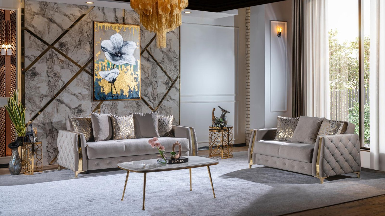 LUST_TAUPE_2PC_1500_975.jpg LUST 2 PC Living Room Sets IN TAUPE - Image 1