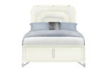 LYRA BEIGE QUEEN BED WITH LED
