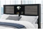 LISBON GREY/BLACK BOOKCASE FULL BED - Image 3