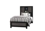 LISBON GREY/BLACK BOOKCASE TWIN BED - Image 2