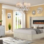 LIZELLE QUEEN 4 PC BEDROOM SET IN CREAM