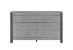 LOGAN SILVER KING BED GROUP W/ LED AND SPEAKERS - Image 5