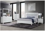 LUCCIA WHITE QUEEN BED WITH LED - Image 3