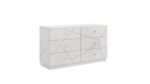 MANHATTAN KING 4 PC BEDROOM SET IN WHITE - Image 4
