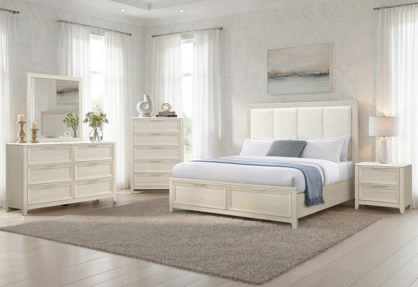 MARIAH-BEIGE-KBG-RSC.jpg MARIAH BEIGE FULL BED GROUP - Image 1