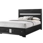 MATRIX QUEEN BED BLACK