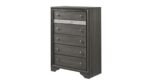 MATRIX QUEEN 4 PC BEDROOM SET IN GRAY - Image 6