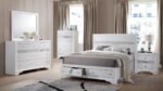 MATRIX QUEEN 4 PC BEDROOM SET IN WHITE - Image 2