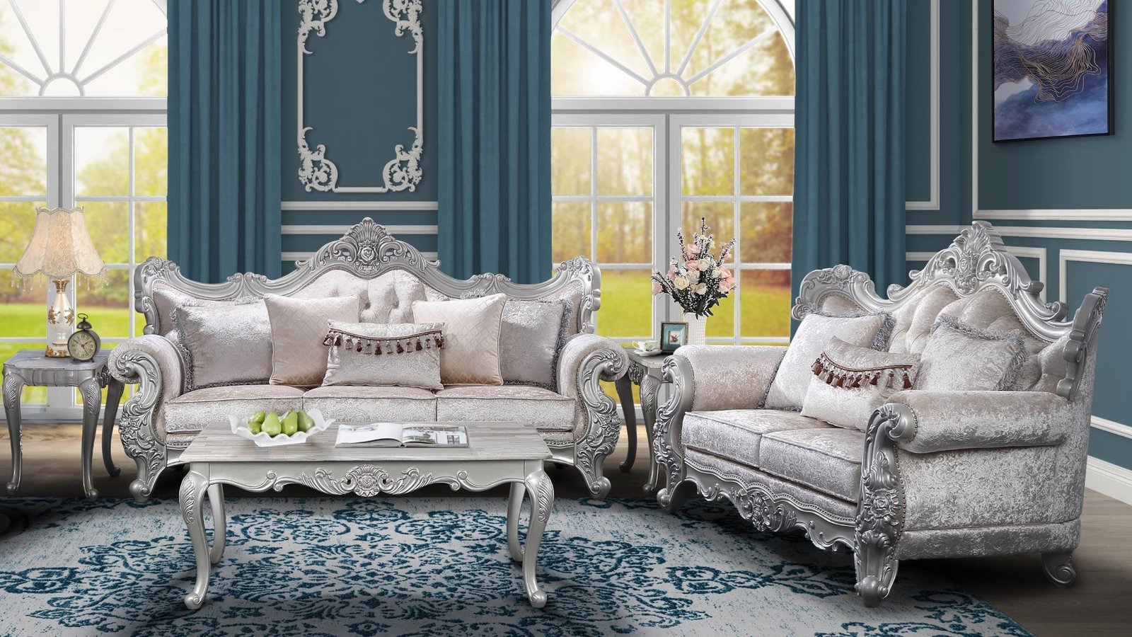 MELROSE_39_1500_975.jpg MELROSE 2 PC Living Room Sets IN CHAMPAGNE - Image 1