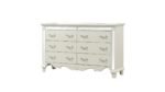 MILAN QUEEN 4 PC BEDROOM SET IN MILKY WHITE - Image 4