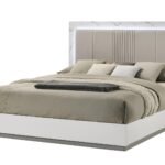 MIST QUEEN BED WHITE