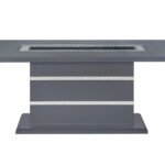 MONACO DARK GREY DINING TABLE