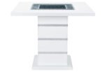 MONACO WHITE BAR TABLE + 6 MONACO BS-N - Image 2
