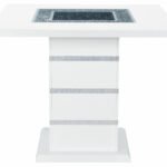 MONACO WHITE BAR TABLE