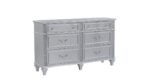 MYSTIC KING 5 PC BEDROOM SET IN SILVER - Image 3