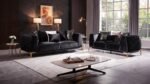 MAJESTIC 2 PC - SOFA BLACK &AMP; LS BLACK