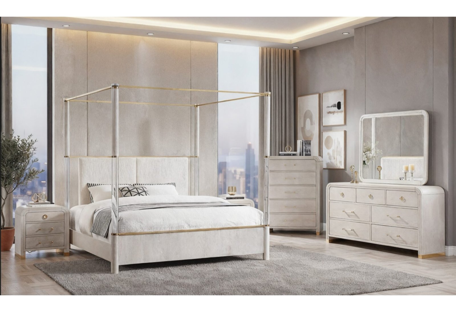 Malmo-Oak-KBG-NEW-RSC-1.jpg MALMO OAK QUEEN BED GROUP - Image 1