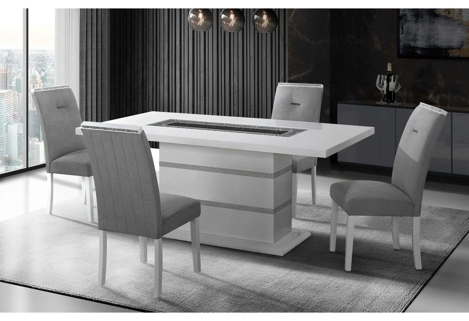 Monaco-WHT-Dining-RSC-NEW-2.jpg MONACO WHITE DINING TABLE + MONACO DINING CHAIR - Image 1
