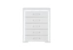NAOMI SILVER MARBLE QUEEN BED GROUP - Image 8