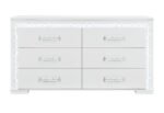 NAOMI SILVER MARBLE QUEEN BED GROUP - Image 7